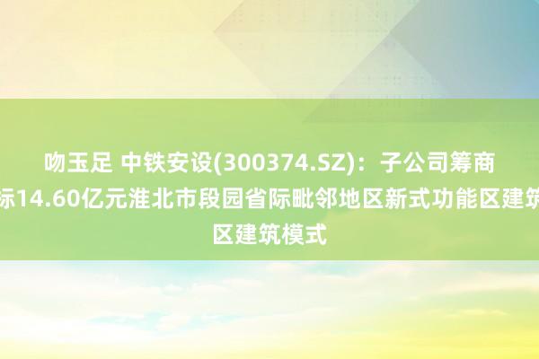 吻玉足 中铁安设(300374.SZ)：子公司筹商体中标14.60亿元淮北市段园省际毗邻地区新式功能区建筑模式
