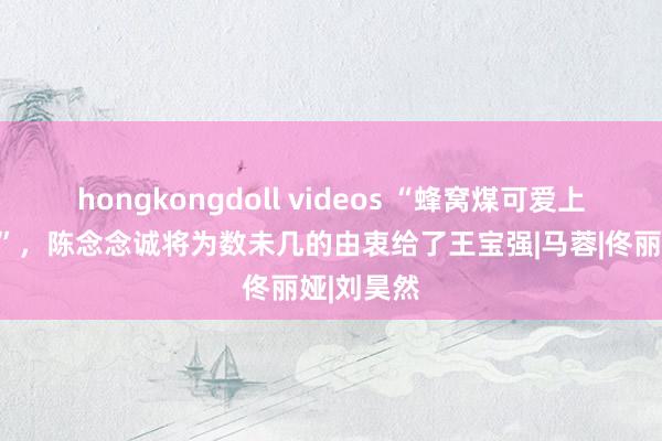 hongkongdoll videos “蜂窝煤可爱上了实心砖”，陈念念诚将为数未几的由衷给了王宝强|马蓉|佟丽娅|刘昊然